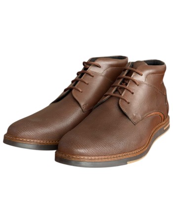  Δερμάτινο Ανδρικό Μποτάκι - F825