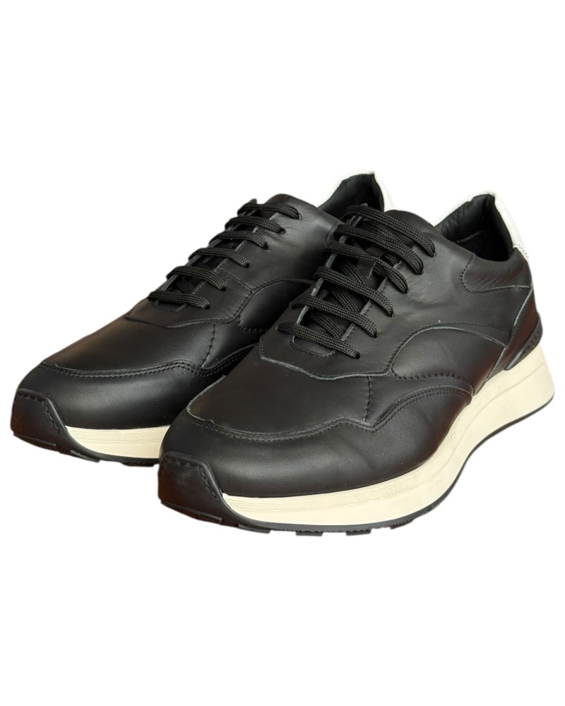  Δερμάτινο Ανδρικό Sneaker- F826