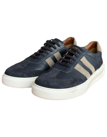  Δερμάτινο Ανδρικό Sneaker- F829