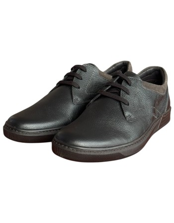  Δερμάτινο Ανδρικό Παπούτσι - F830