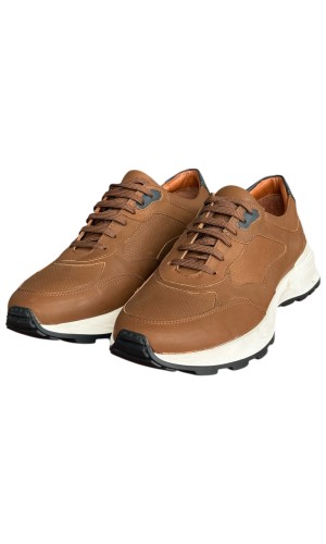  Δερμάτινο Ανδρικό Sneaker- F832