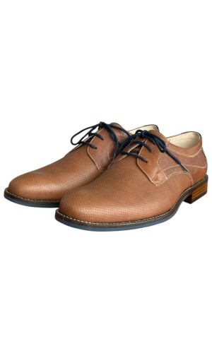  Δερμάτινο Ανδρικό Παπούτσι - F836