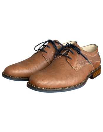  Δερμάτινο Ανδρικό Παπούτσι - F836