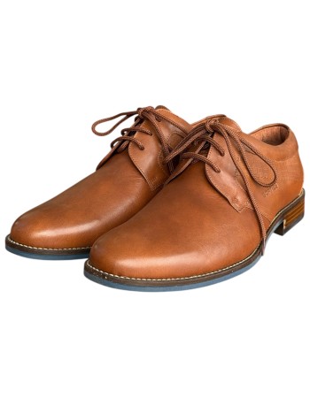  Δερμάτινο Ανδρικό Παπούτσι - F837