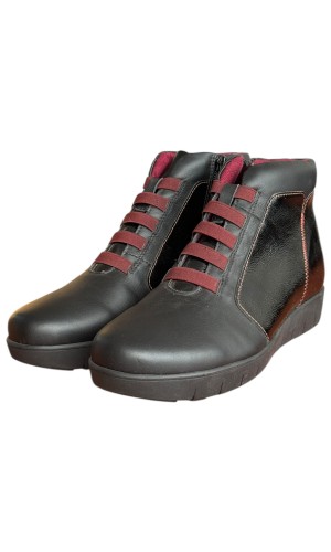 Δερμάτινο Γυναικείo Μποτάκι - F841