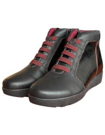 Δερμάτινο Γυναικείo Μποτάκι - F841