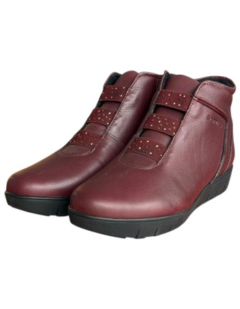 Δερμάτινο Γυναικείo Μποτάκι - F843