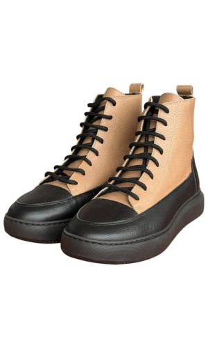 Δερμάτινο Γυναικείo Μποτάκι - F845