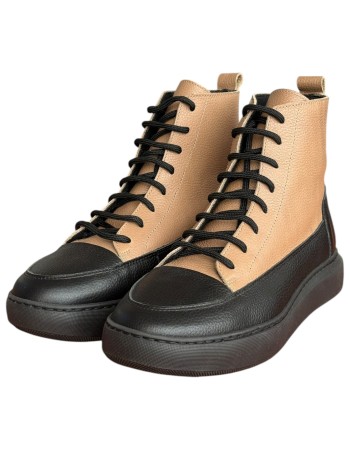 Δερμάτινο Γυναικείo Μποτάκι - F845