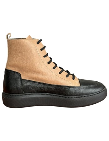 Δερμάτινο Γυναικείo Μποτάκι - F845