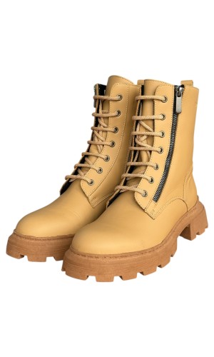 Δερμάτινο Γυναικείo Μποτάκι - F846