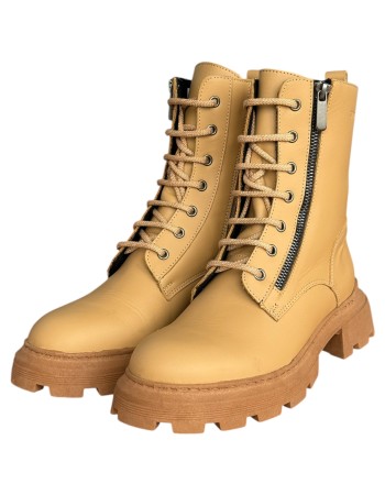 Δερμάτινο Γυναικείo Μποτάκι - F846