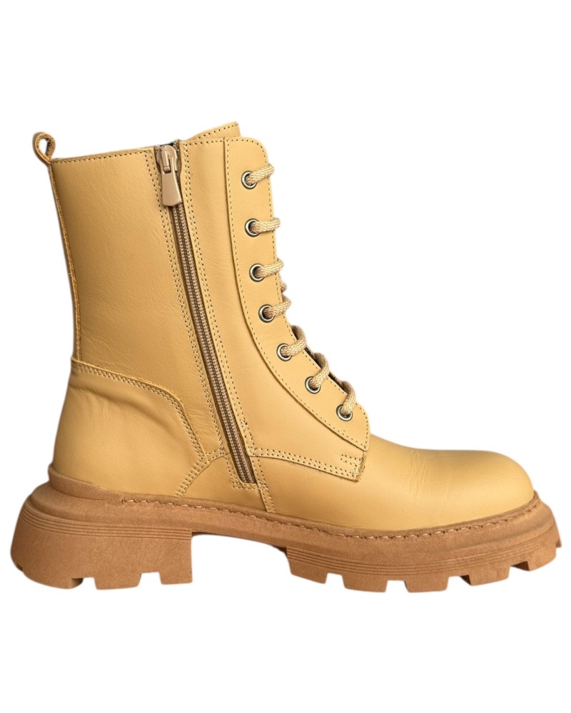 Δερμάτινο Γυναικείo Μποτάκι - F846