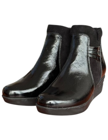 Δερμάτινο Γυναικείo Μποτάκι - F848