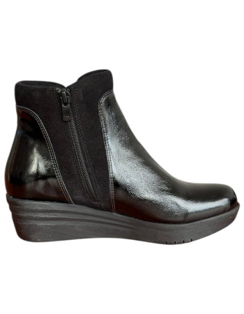 Δερμάτινο Γυναικείo Μποτάκι - F848