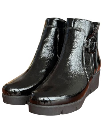 Δερμάτινο Γυναικείo Μποτάκι - F849