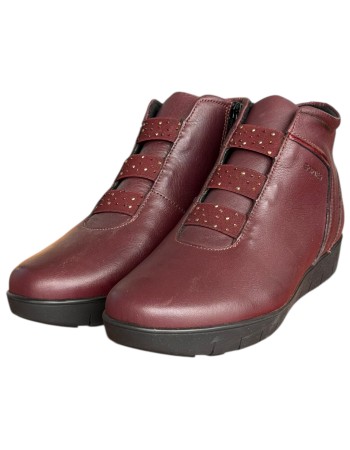 Δερμάτινο Γυναικείo Μποτάκι - F850