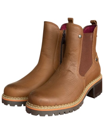 Δερμάτινο Γυναικείo Μποτάκι - F851