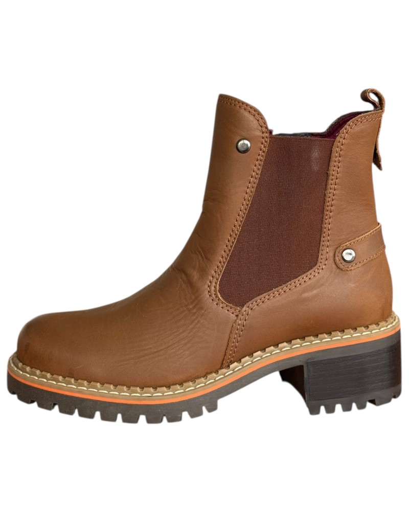 Δερμάτινο Γυναικείo Μποτάκι - F851