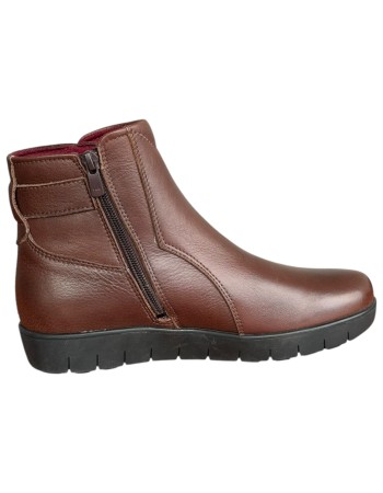 Δερμάτινο Γυναικείo Μποτάκι - F854