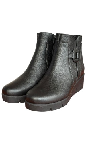 Δερμάτινο Γυναικείo Μποτάκι - F855