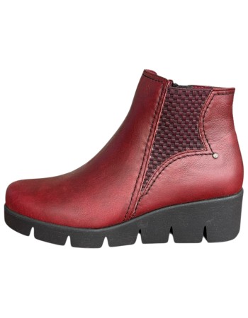 Δερμάτινο Γυναικείo Μποτάκι - F856