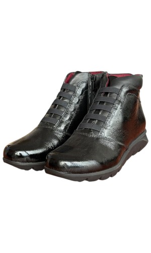 Δερμάτινο Γυναικείo Μποτάκι - F858