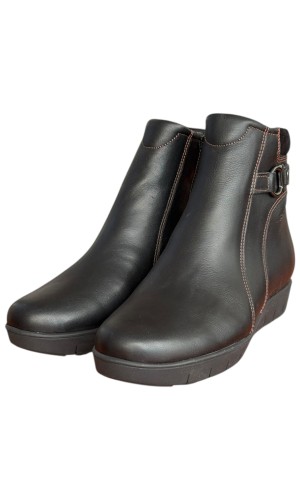 Δερμάτινο Γυναικείo Μποτάκι - F859