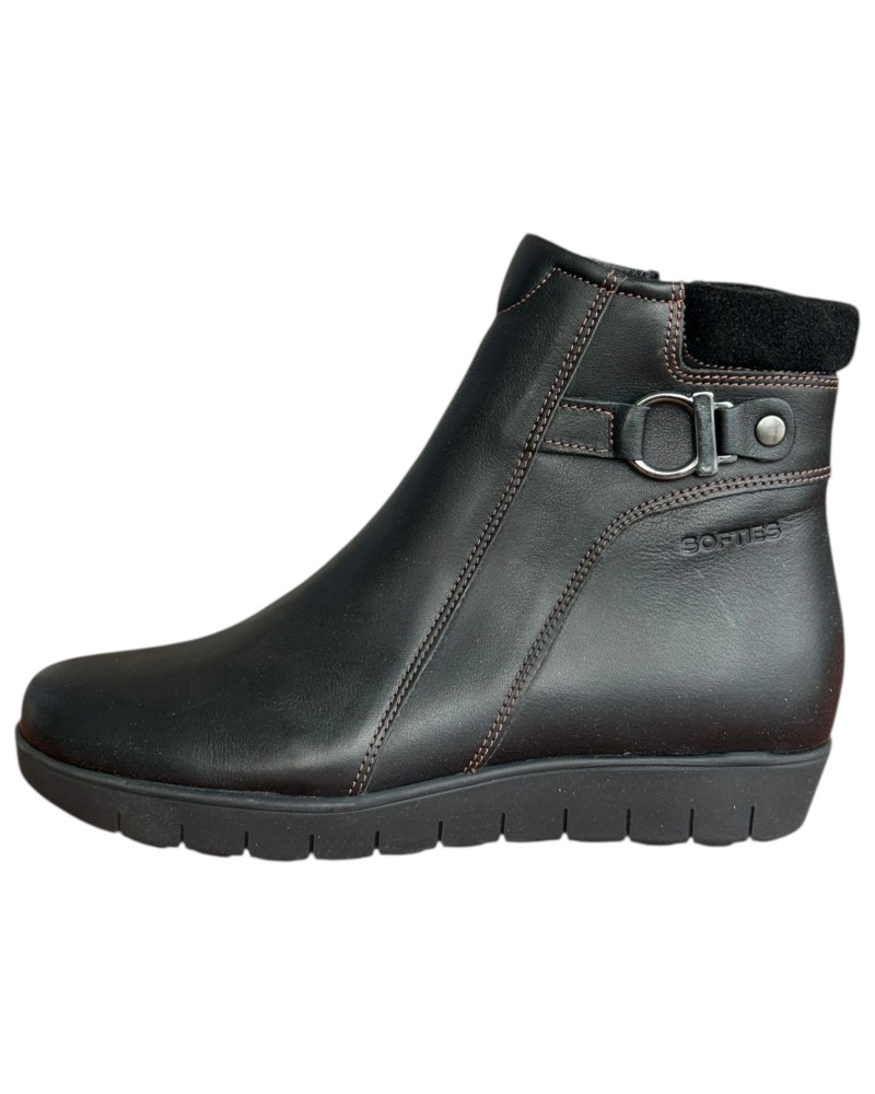 Δερμάτινο Γυναικείo Μποτάκι - F859