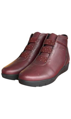 Δερμάτινο Γυναικείo Μποτάκι - F861