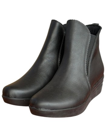 Δερμάτινο Γυναικείo Μποτάκι - F863