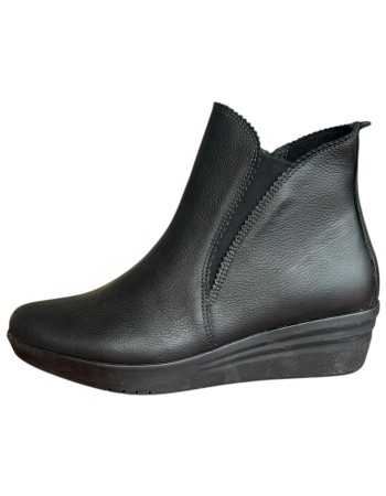 Δερμάτινο Γυναικείo Μποτάκι - F863