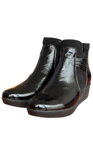 Δερμάτινο Γυναικείo Μποτάκι - F865