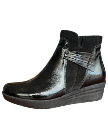 Δερμάτινο Γυναικείo Μποτάκι - F865