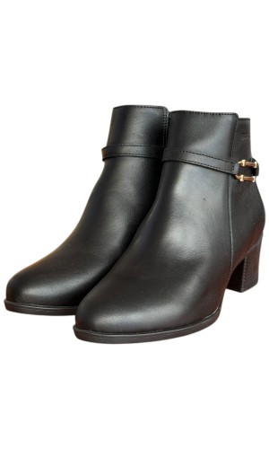 Δερμάτινο Γυναικείo Μποτάκι - F867