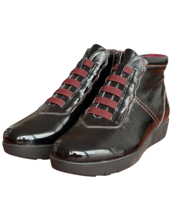 Δερμάτινο Γυναικείo Μποτάκι - F869