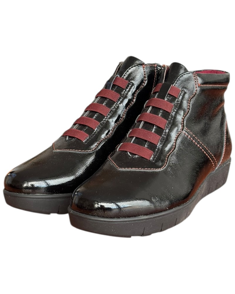 Δερμάτινο Γυναικείo Μποτάκι - F869