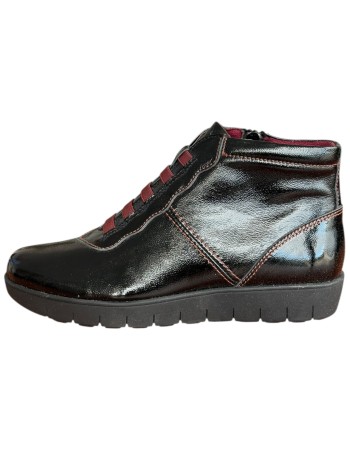 Δερμάτινο Γυναικείo Μποτάκι - F869