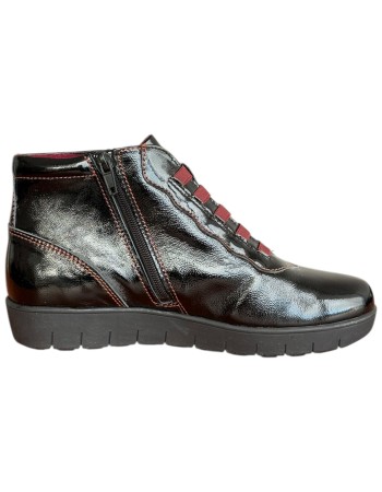 Δερμάτινο Γυναικείo Μποτάκι - F869