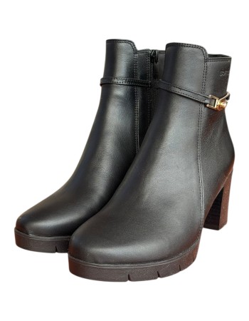 Δερμάτινο Γυναικείo Μποτάκι - F870