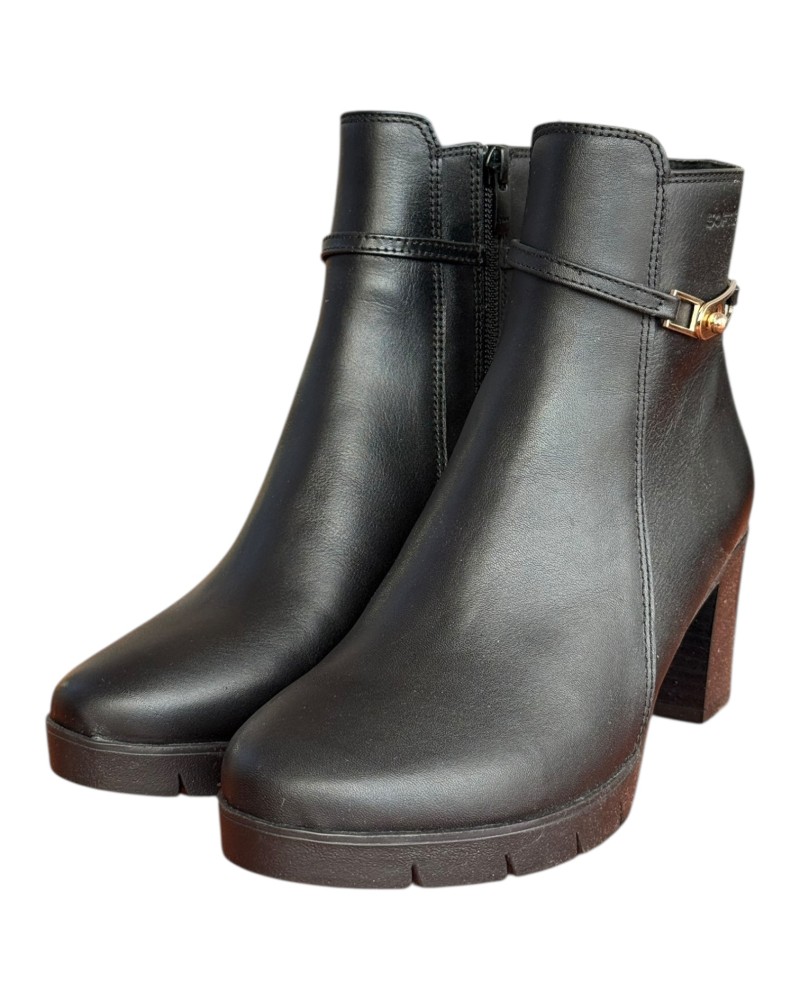 Δερμάτινο Γυναικείo Μποτάκι - F870