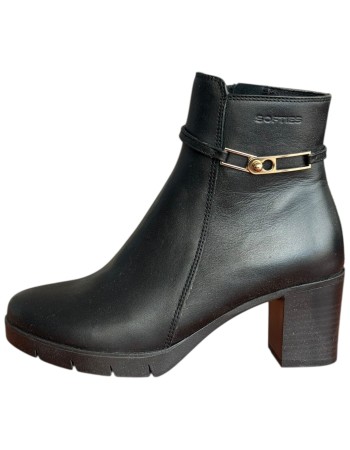 Δερμάτινο Γυναικείo Μποτάκι - F870