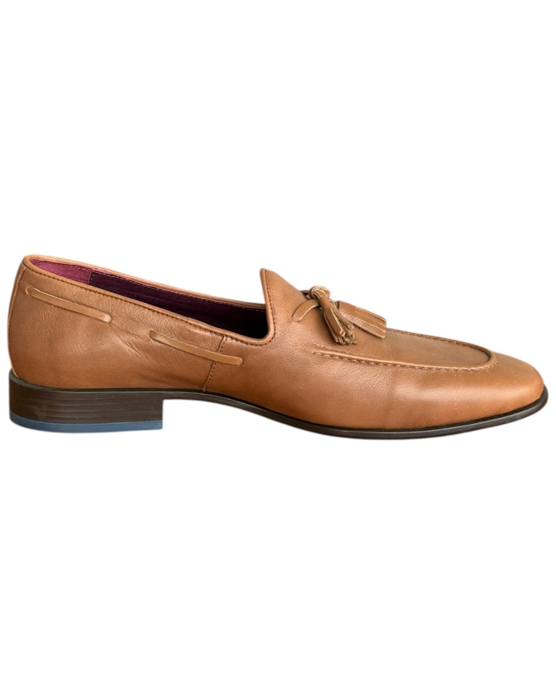  Δερμάτινο Ανδρικό Παπούτσι - F878