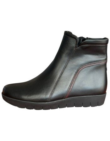 Δερμάτινο Γυναικείo Μποτάκι - F880