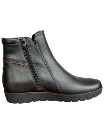 Δερμάτινο Γυναικείo Μποτάκι - F880