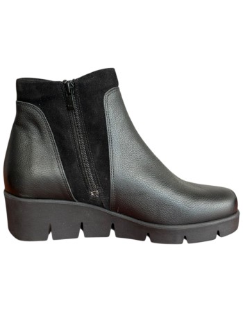 Δερμάτινο Γυναικείo Μποτάκι - F881