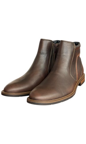  Δερμάτινο Ανδρικό Μποτάκι - F893