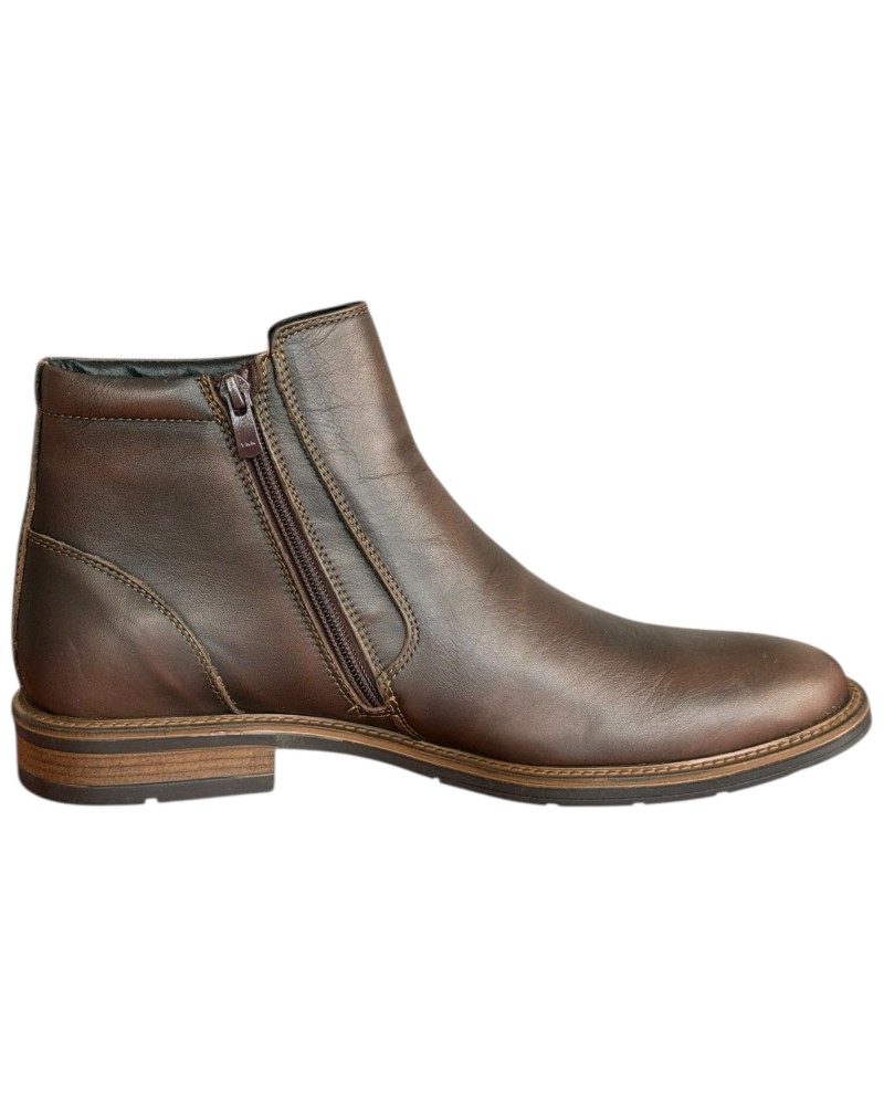  Δερμάτινο Ανδρικό Μποτάκι - F893