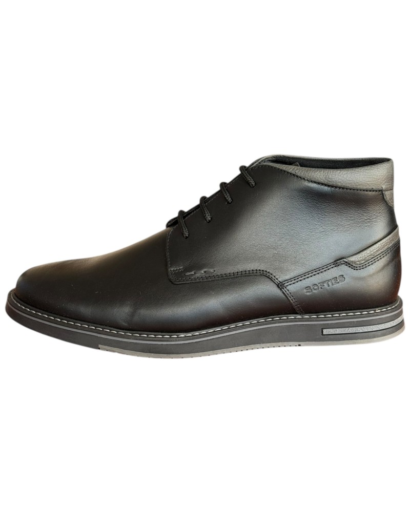  Δερμάτινο Ανδρικό Μποτάκι - F897