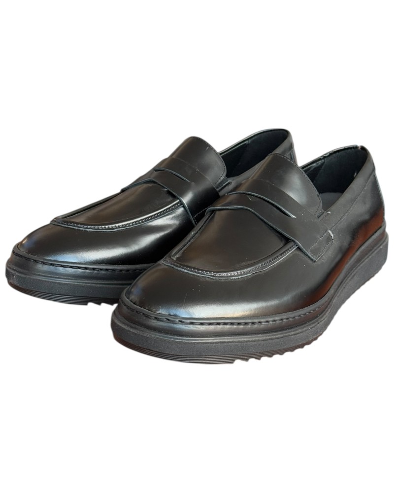  Δερμάτινο Ανδρικό Παπούτσι - F917